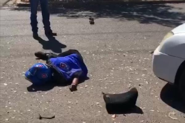 Atropellan a repartidor de pizza y queda grave, en Culiacán