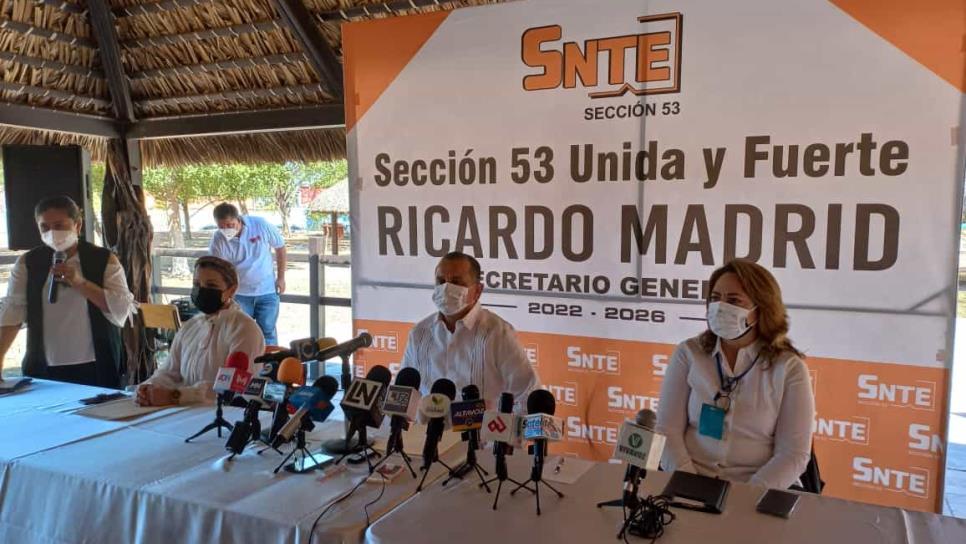 Asegura Ricardo Madrid que es el ganador de la contienda para dirigir el SNTE 53