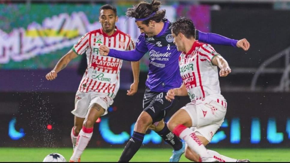 Mazatlán empata ante Necaxa en jornada de media semana