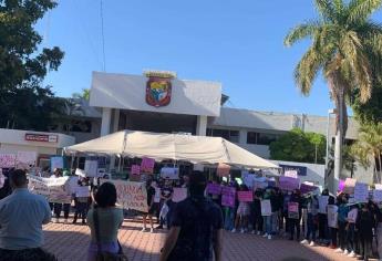 Marchas feministas llenan de emoción al Alcalde de Guasave, las exhorta no no detener su lucha