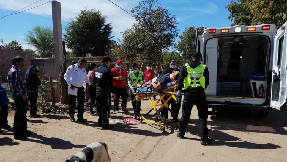 Dos motociclistas lesionados al derrapar en Bagojo Colectivo