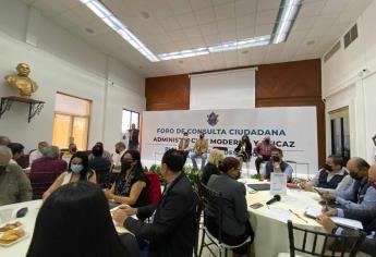 Realizan en Mazatlán cuarto Foro de Consulta Ciudadana «Administración Moderna y Eficaz»