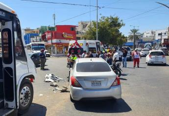 Choque deja a 3 personas heridas en Mazatlán