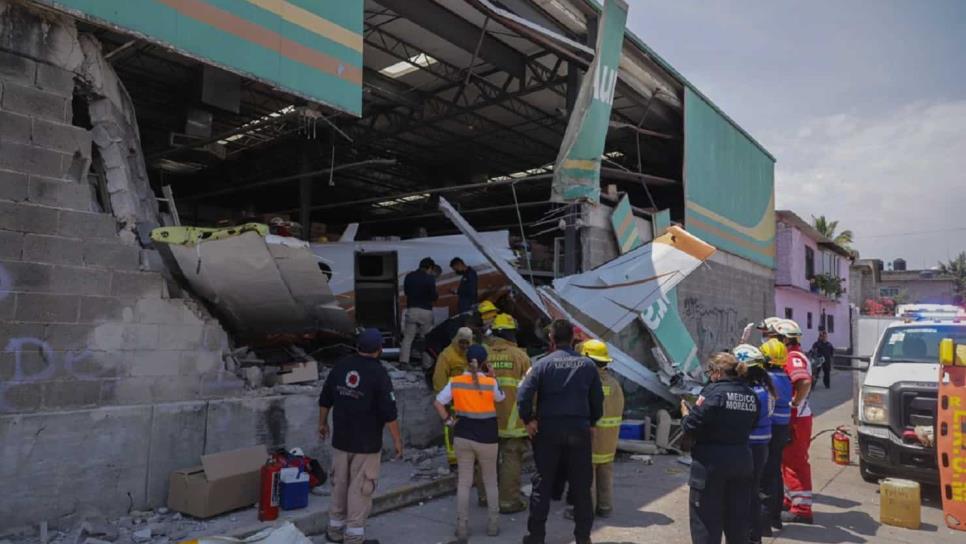 Accidente aéreo en Morelos deja tres muertos y cuarto heridos