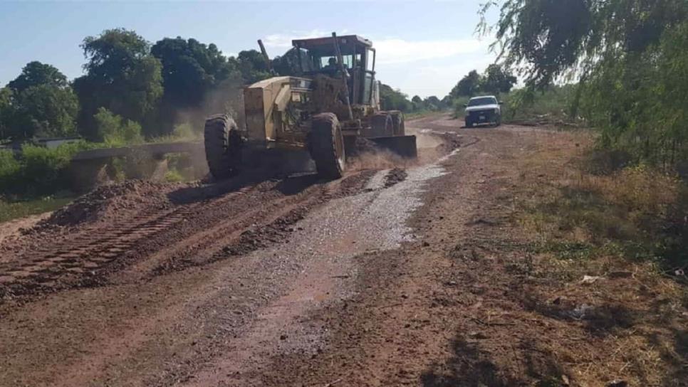 Casi listos los caminos a destinos recreativos de Ahome