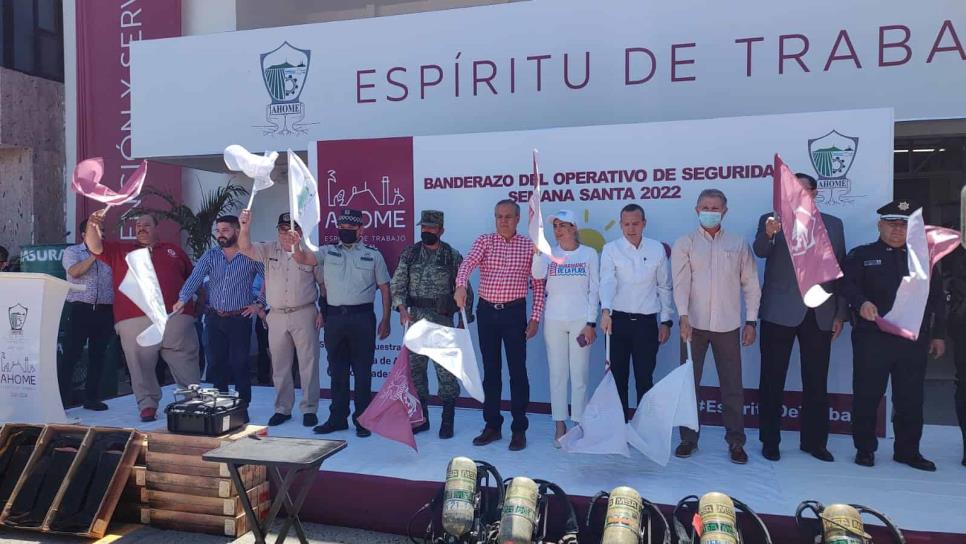 Inicia Operativo de Seguridad por Semana Santa 2022 en Ahome