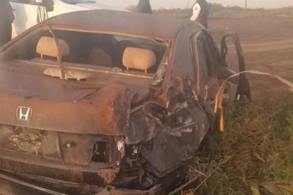 Accidentado y sin ocupantes, hallan vehículo en carretera a Las Glorias