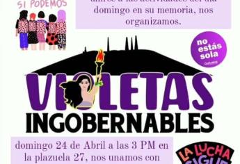 «Violetas Ingobernables» se suma a movimiento nacional por feminicidios