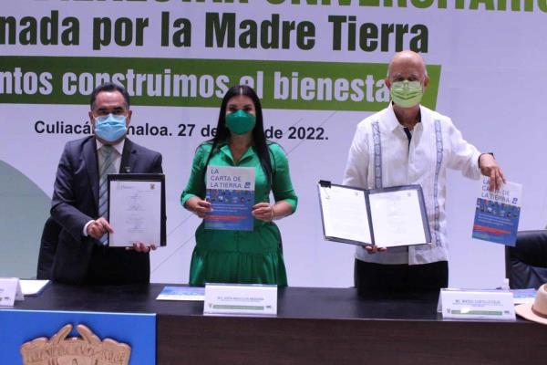 Signa UAS Alianza por la Sustentabilidad con el Consejo Internacional de la Carta de la Tierra/México