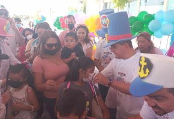 Más de 4 mil niñas y niños corren, brincan y juegan en su celebración