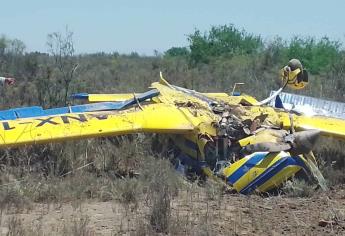 Se accidenta aeronave de la Armada de México en Aeropuerto de Los Mochis