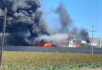 Incendio arrasa con una congeladora de camarón en Guasave