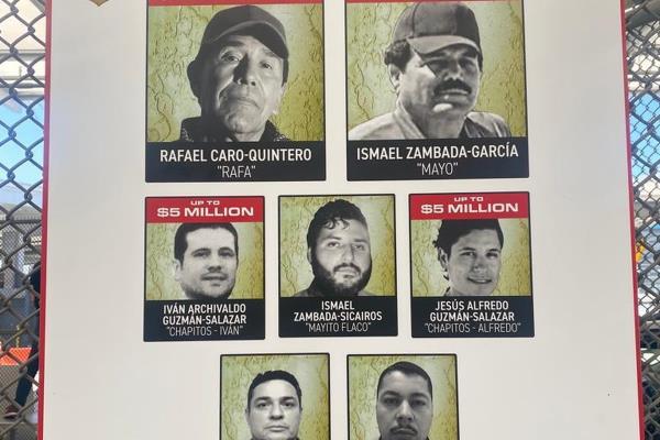 DEA lanza campaña para capturar Caro Quintero, Mayo Zambada y «Los Chapitos»: ofrece 45 MDD