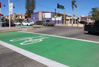 Franjas verdes en las calles de Los Mochis: zonas de seguridad y prioridad para ciclistas