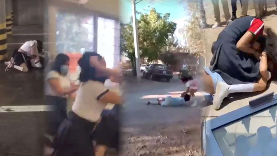 En aumento peleas callejeras entre «jovencitas» estudiantes de Guamúchil En aumento peleas callejeras entre «jovencitas» estudiantes de Guamúchil