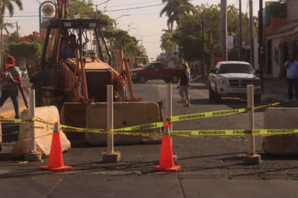 Inicia la reparación de bulevares en Los Mochis
