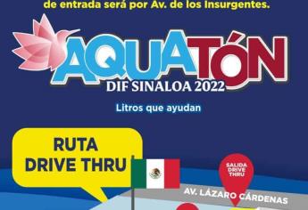 Súmate! DIF Sinaloa invita a donar agua en el Aquatón 2022
