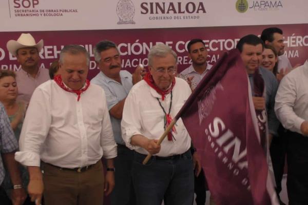 Tras 54 años de construido, inicia la rehabilitación del colector Niños Héroes de Los Mochis