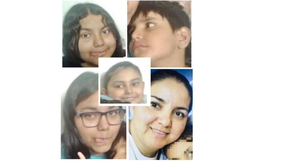 Localizan a madre y a sus 4 hijos; estaban desaparecidos desde hace un mes