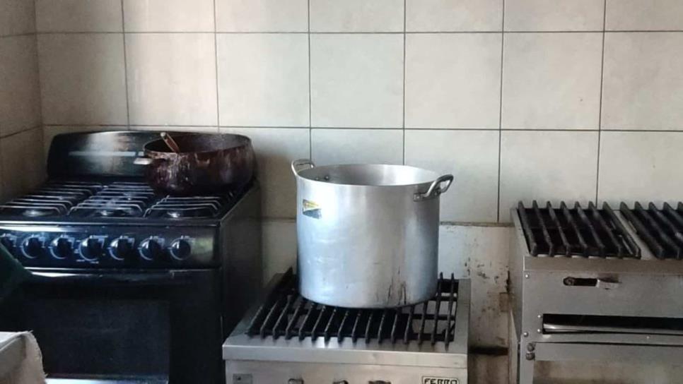 Dejan en la lumbre olla de frijoles y causa incendio en la Secretaría de Seguridad de Culiacán