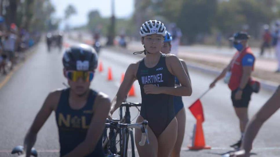 Victoria Martínez conquistó el bronce en triatlón para la delegación sinaloense