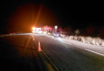 Muere joven al derrapar en la carretera a El Fuerte