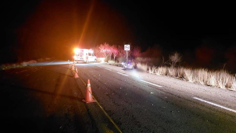 Muere joven al derrapar en la carretera a El Fuerte