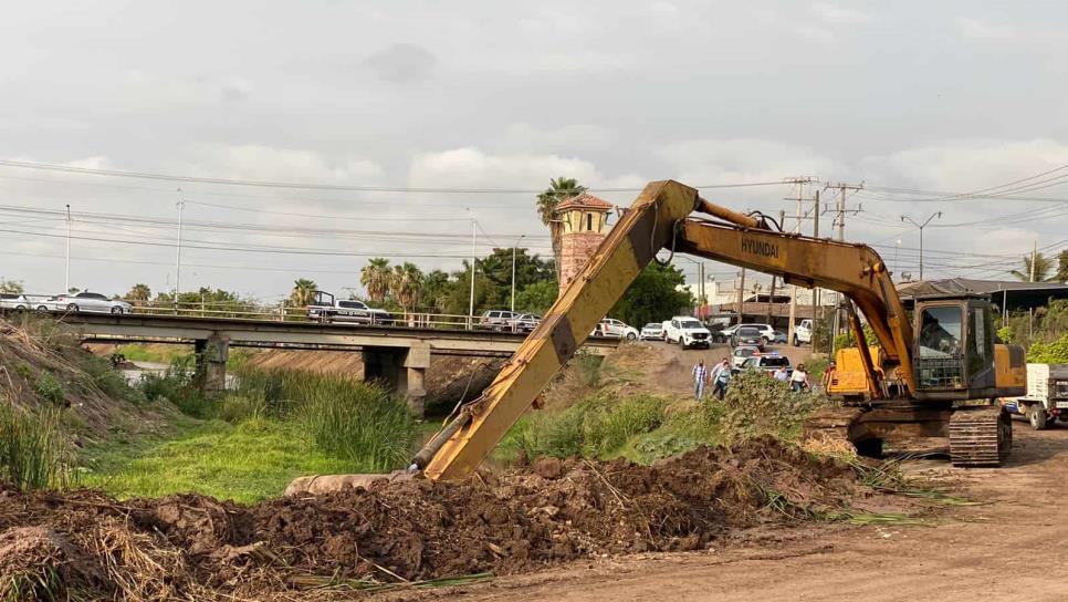 Arranca la limpieza y desazolve de 75 arroyos en Culiacán; invertirán más de 13 mdp