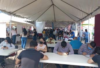 Feria del empleo, hay vacantes, pero pocas solicitudes