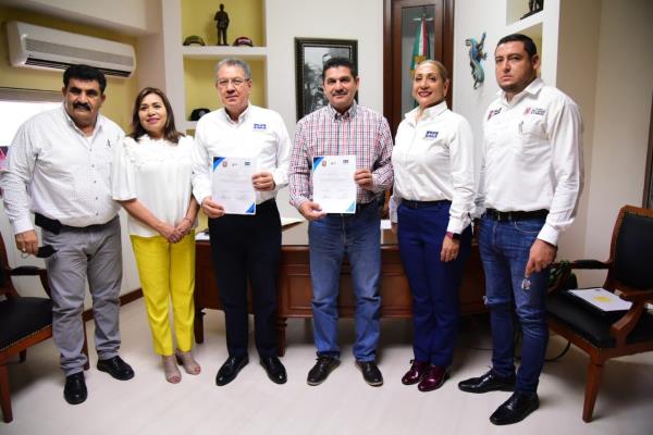 Ayuntamiento de Salvador Alvarado firma convenio de colaboración con la CEDH Sinaloa