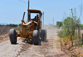 Inicia periodo de rehabilitación de caminos rurales en Mocorito