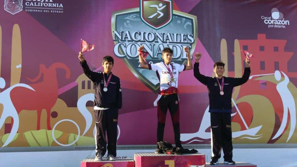 Logra Sinaloa medallas de oro, plata y bronce en Ciclismo de pista