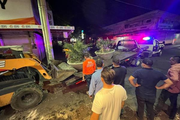 Tras reunión de alcalde y locatarios, liberan las calles del centro de Culiacán