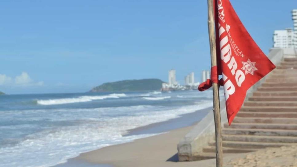 Reportan mar de fondo este martes en Mazatlán