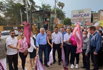 Rocha Moya inicia la remodelación de la Avenida Álvaro Obregón en Culiacán
