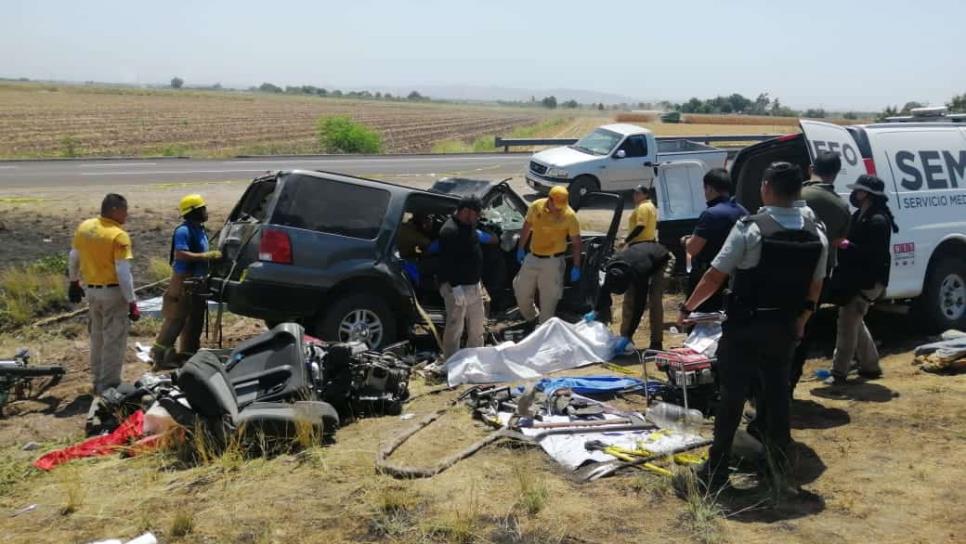 Son tres los fallecidos en el accidente del libramiento Culiacán-Mazatlán