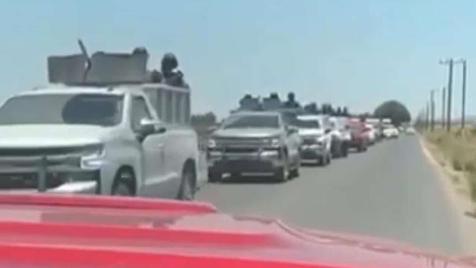 Policía de Guasave «no miró» convoy de sicarios, dicen que podrían ser videos viejos