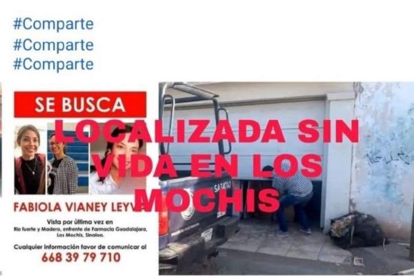 Convocan en redes sociales a marcha para exigir justicia por Fabiola Vianey
