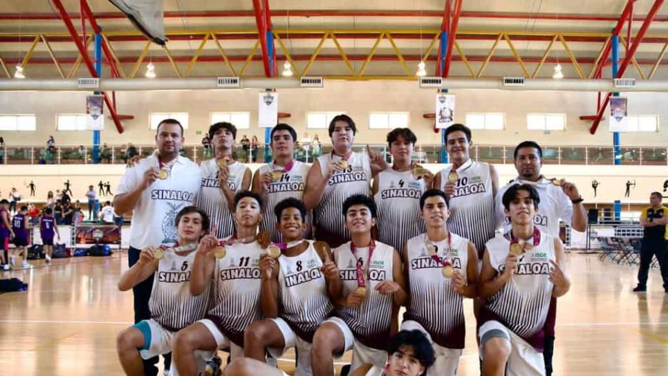 Sinaloa se apuntó oro y plata en el basquetbol de los juegos nacionales