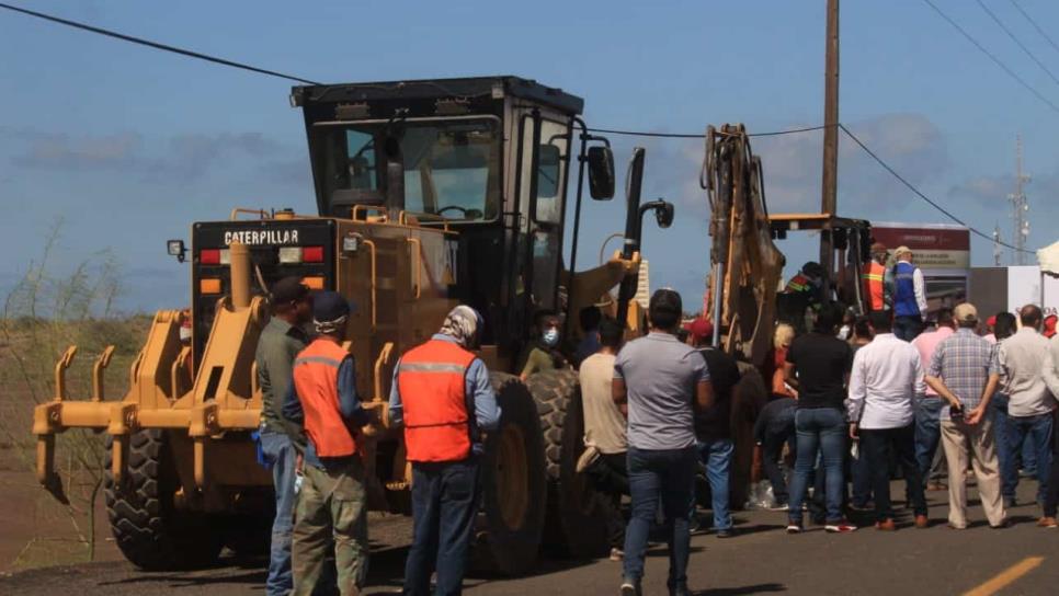 Arranca el entubamiento de la novena etapa del dren San Joachín, en Guasave