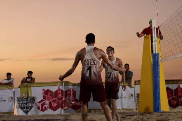 Sinaloa gana dos oros en Voleibol de Playa de los JNC