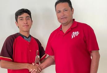 Con 14 años, Keony Gael, de San Ignacio, firma con Diablos Rojos del México