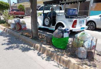 Denuncian falta de recolección de basura en la Lico Velarde y Jacarandas, Mazatlán