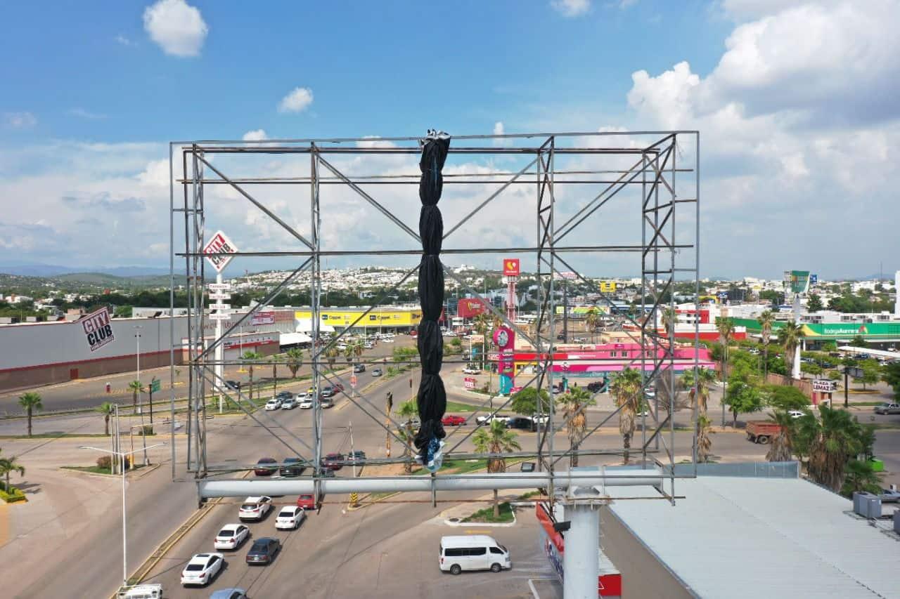 Ayuntamiento de Culiacán retira espectacular gigante | Luz Noticias