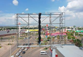 Ayuntamiento de Culiacán retira espectacular gigante