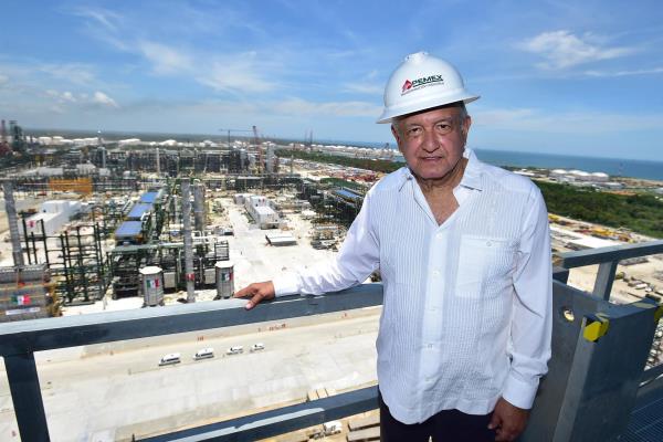 López Obrador inaugura refinería como símbolo de consolidación de su gobierno