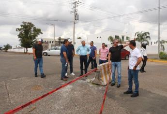 Anuncia Vargas Landeros la construcción del pluvial en la colonia Magisterial