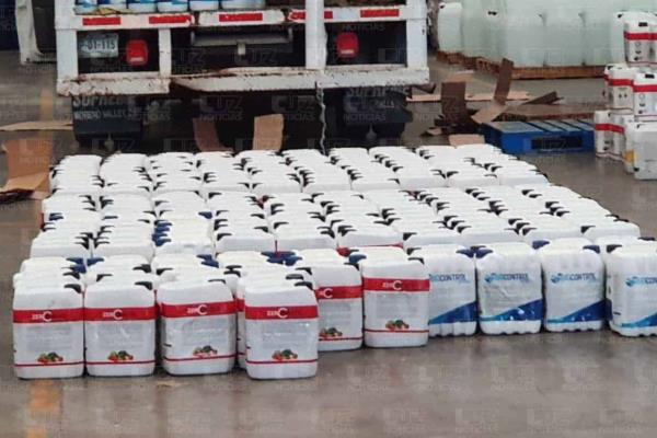 Fueron más de 100 toneladas precursores químicos y 10 detenidos: Castañeda Camarillo