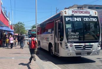 Este sábado entra en vigor el aumento a la tarifa del camión en Sinaloa