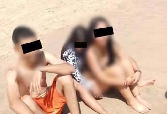 Salvavidas rescatan a dos adolescentes de morir ahogados, en playa Cerritos